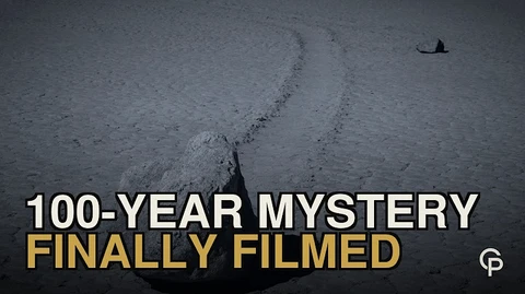 Official YouTube thumbnail for After 100 Years, Someone Finally Filmed These Rocks Moving