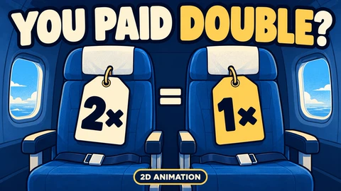 Official YouTube thumbnail for Why the Person Next to You Paid Half Your Fare